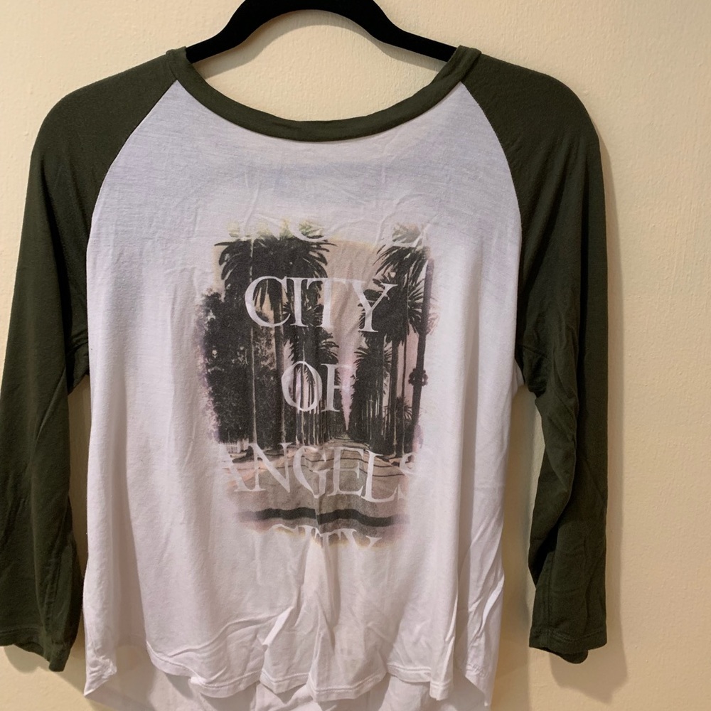 Olive Green Baseball Tee
